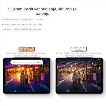 Magnetni bežični stilus za iPad, magnetsko punjenje, zaštita od slučajnog dodira, kapacitativna olovka 3