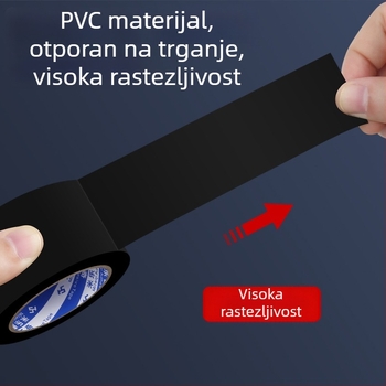 PVC izolacijska traka za električne vodiče, vatrootporna i otporna na visoke temperature, vodoodporna i otporna na habanje