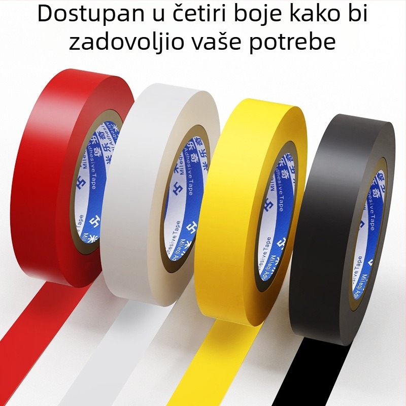 PVC izolacijska traka za električne vodiče, vatrootporna i otporna na visoke temperature, vodoodporna i otporna na habanje