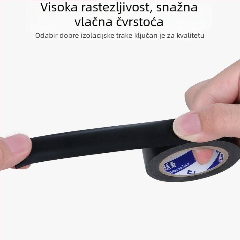 PVC izolacijska traka za električne vodiče, vatrootporna i otporna na visoke temperature, vodoodporna i otporna na habanje