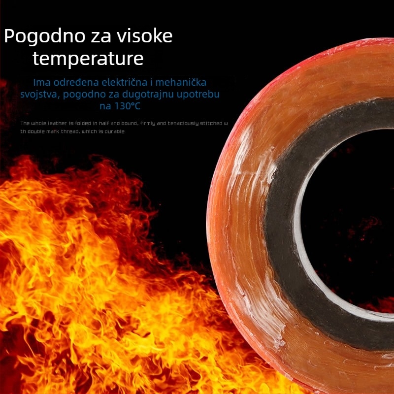 Žuta vlaknasta električna izolacijska traka s voskom, širine 20 mm