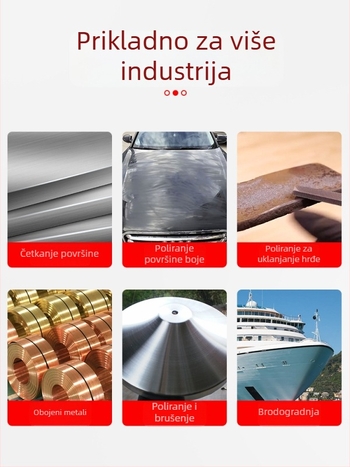 Pneumatska tračna brusilica s krpom i brusnom trakom, 260×60 mm i 915×100 mm, za brušenje i poliranje metala