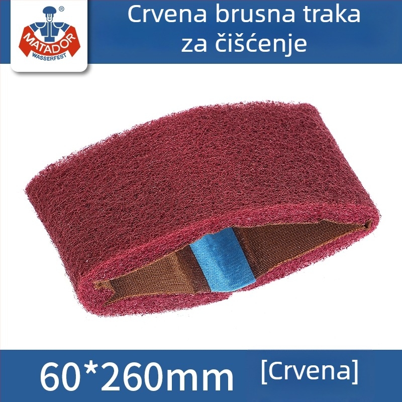 Pneumatska tračna brusilica s krpom i brusnom trakom, 260×60 mm i 915×100 mm, za brušenje i poliranje metala