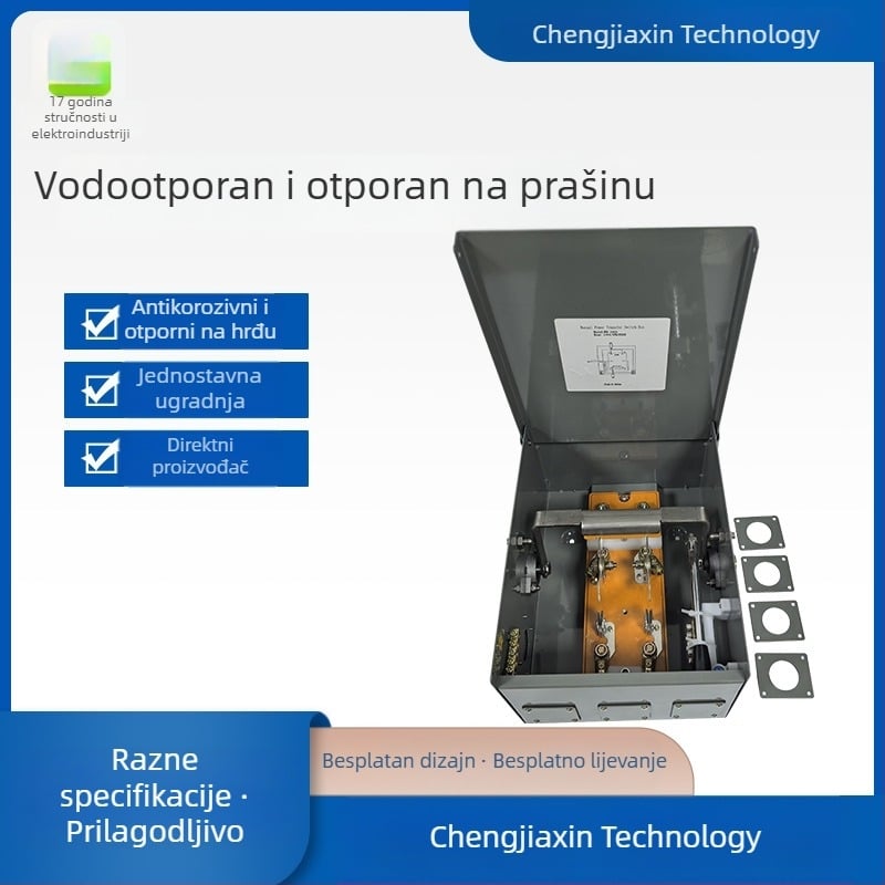CJX SD100A visokoučinkoviti knife-type prijenosni prekidač, ručni izolacijski prekidač, 100A industrijska utičnica i kutija