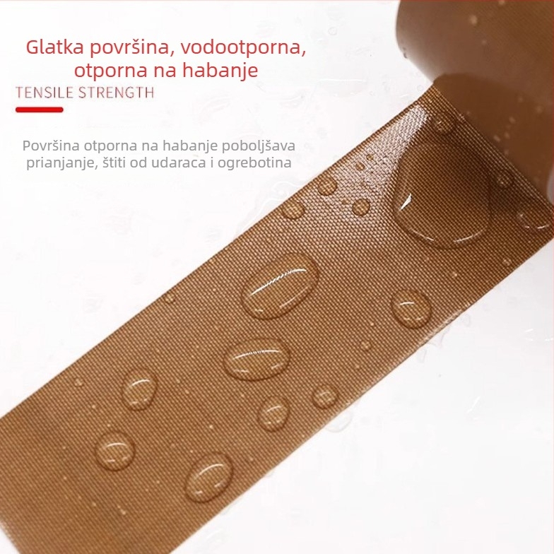 PTFE traka visoke temperature, zaštita od topline i otporna na habanje, 13 mm × 10 m, debljina 0,13 mm, za visokotemperaturnu izolaciju i brtvljenje