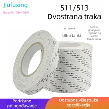 Dijelom izrezana dvostruka ljepljiva traka 511/512/513 s krunom, otporna na visoke temperature za učvršćivanje zaslona osjetljivog dodira