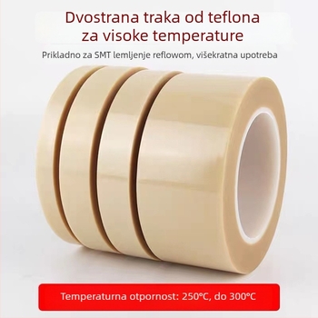 Dvostruka traka od staklene tkanine, otporna na visoke temperature, izolacijska i vatrootporna, viskozna, otporna na habanje i kidanje za omatanje vlakana za pijesak