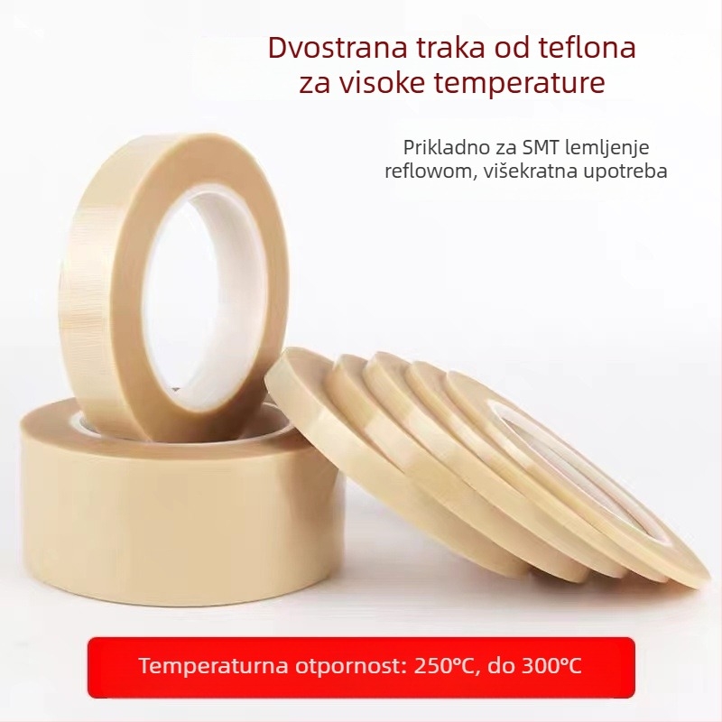 Dvostruka traka od staklene tkanine, otporna na visoke temperature, izolacijska i vatrootporna, viskozna, otporna na habanje i kidanje za omatanje vlakana za pijesak