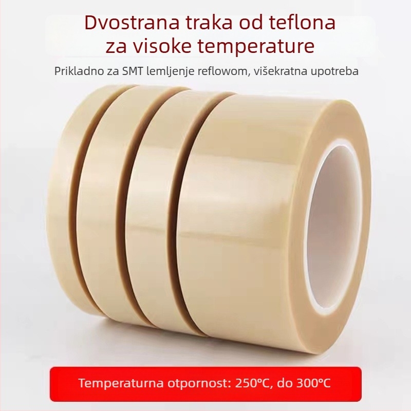 Dvostruka traka od staklene tkanine, otporna na visoke temperature, izolacijska i vatrootporna, viskozna, otporna na habanje i kidanje za omatanje vlakana za pijesak