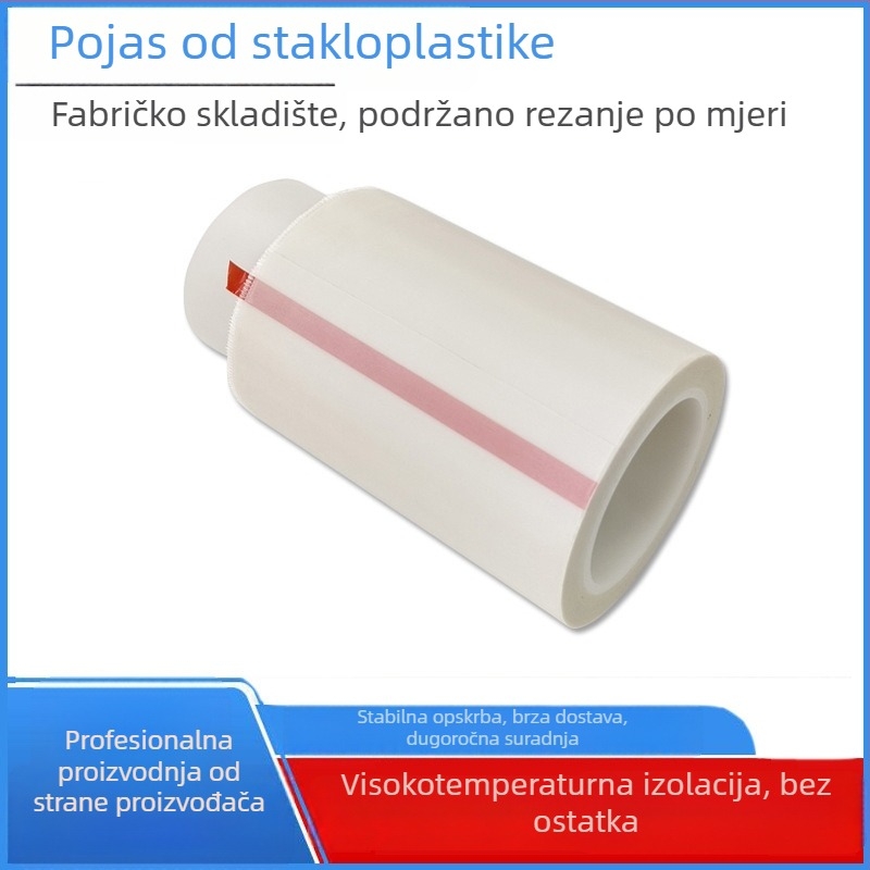Traka od staklenog vlakna, otporna na visoke temperature i vatrootporna, za fiksiranje vinuta transformatora i motora te SMT primjene s litijskim baterijama