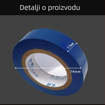 Shu's vodootporna PVC električna traka 99 izolacijska traka