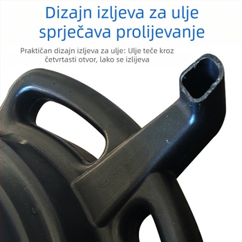 Debeli plastični spremnik za ulje 10L/15L za auto servis, posuda za ispuštanje ulja i tava za čišćenje dijelova