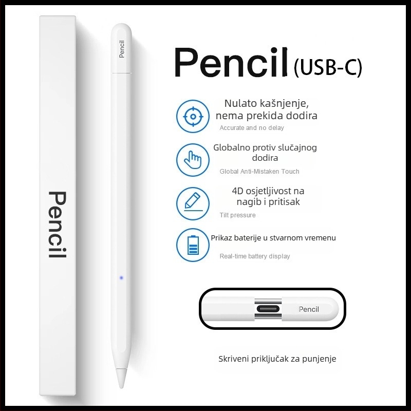 Novi magnetski Pencil stylus za iPad, treća generacija