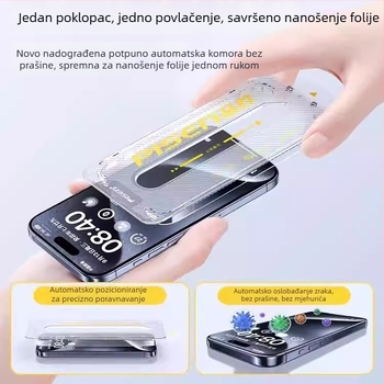 Pinsheng Zaštitnik zaslona od kaljenog stakla za iPhone 17 Pro Max, 14 i 13 — anti-peep, cijeli zaslon, HD