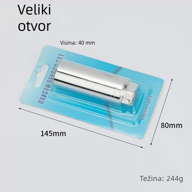 Alat za demontažu oksigenskog senzora i ubrizgivača, promjera 22 mm, za automobile, otvoreni soket
