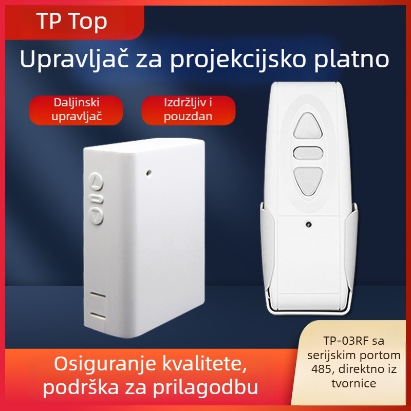 TP-03/458 Bežični upravljač za zavjese, daljinski upravljač za podizanje zavjese i nosač projektora