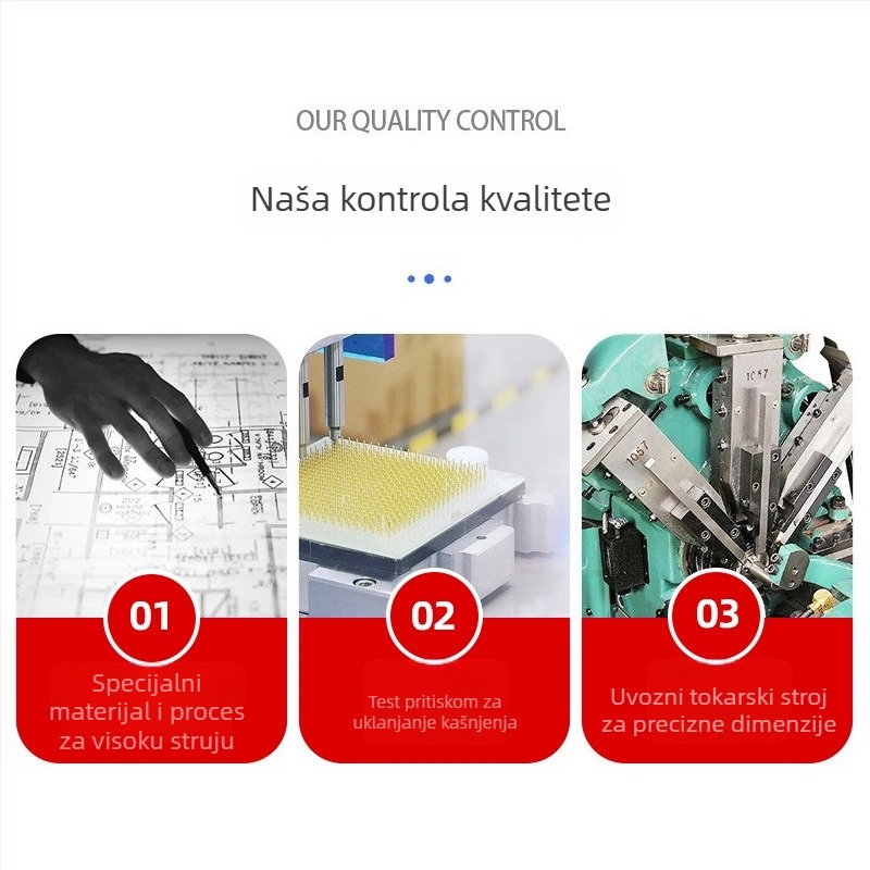 5-pinski ženski magnetski DC priključak, pravokutan