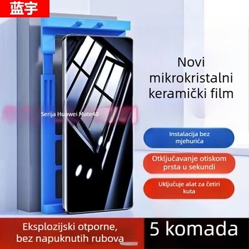Zaštitnik zaslona Huawei Mate40 – mikrokrystalni keramički film RS Porsche, HD Pro+ otpornost na pad