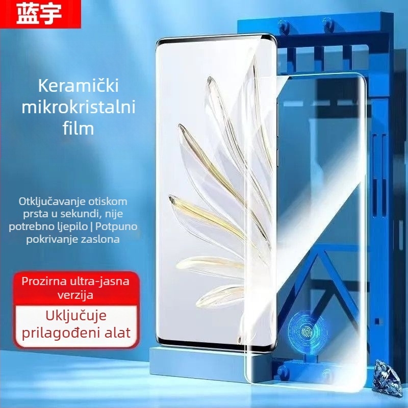Zaštitnik zaslona Huawei Mate40 – mikrokrystalni keramički film RS Porsche, HD Pro+ otpornost na pad
