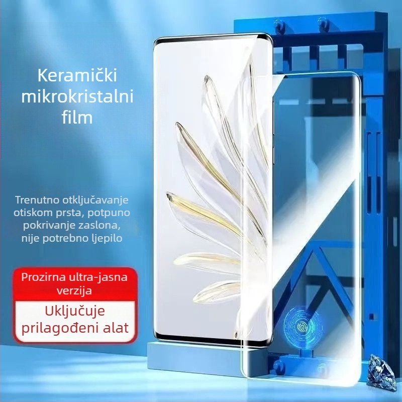 Zaštitnik zaslona Huawei Mate40 – mikrokrystalni keramički film RS Porsche, HD Pro+ otpornost na pad