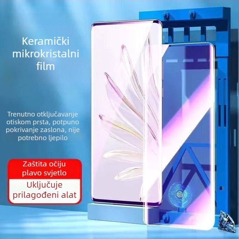 Zaštitnik zaslona Huawei Mate40 – mikrokrystalni keramički film RS Porsche, HD Pro+ otpornost na pad