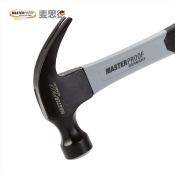 Myside MASTERPROOF Claw Hammer – Nail and Woodworking Hammer with Fiber Handle, Explosion-Proof, Right-Angle, Compact