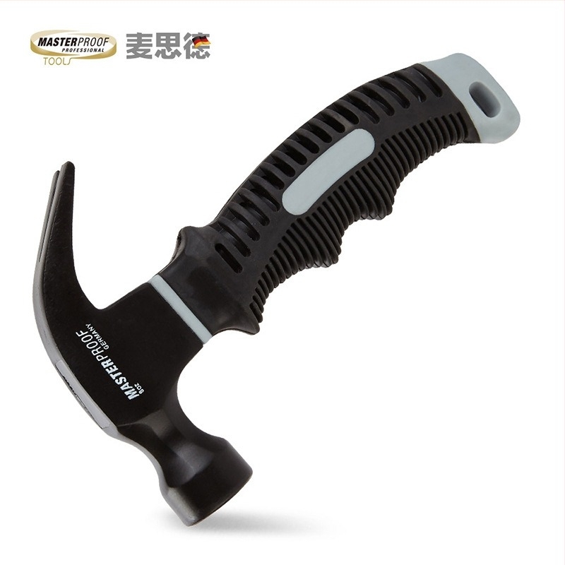 Myside MASTERPROOF Claw Hammer – Nail and Woodworking Hammer with Fiber Handle, Explosion-Proof, Right-Angle, Compact