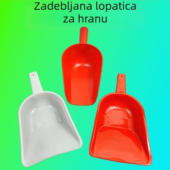 Plastična lopatica za hranjenje svinja, s povećanom čvrstoćom