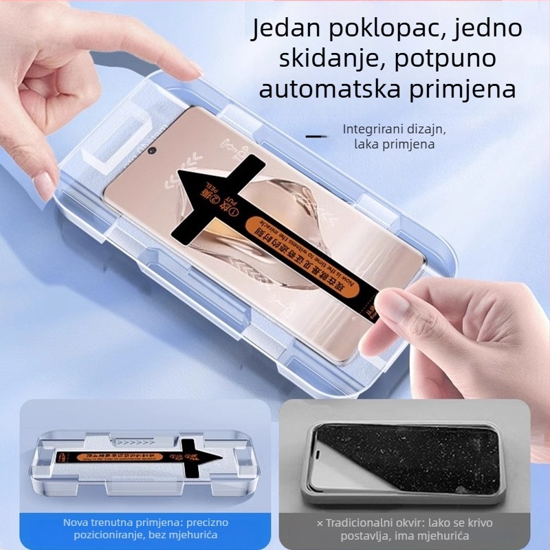 Kaljeno staklo za prednji zaslon OnePlus Ace3 Pro, Ace5 i Ace2 Pro – potpuno prekrivanje, HD kvaliteta, otpornost na udarce, prašinu, otiske prstiju, pad, zaštita privatnosti