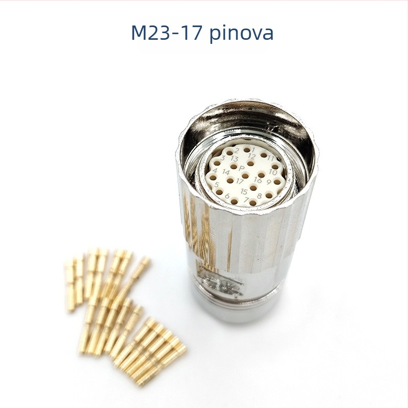 M23 signalačni enkoder, 12-pinski ženski zrakoplovni konektor ASTAS120, industrijski konektor