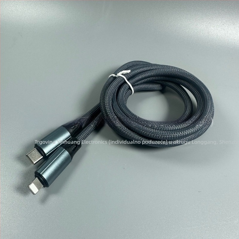 2 m debeli najlonski kabel za brzo punjenje PD20W, Lightning priključak, kompatibilan s iPhone 12/13/14 Pro Max, veleprodaja