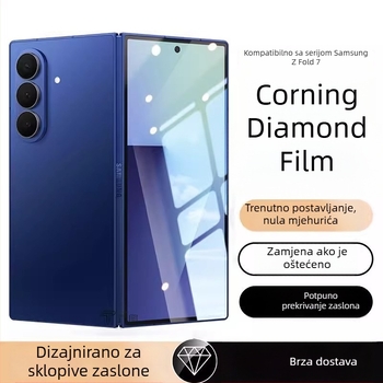 Kaljeno staklo zaštitnik prednjeg zaslona za Samsung Z Fold7/Fold8, zaštita privatnosti, tanak rub, W26