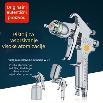W71 sprej za bojenje namještaja, pneumatski, dvostruki spremnik, visoka atomizacija, temeljni premaz za automobil