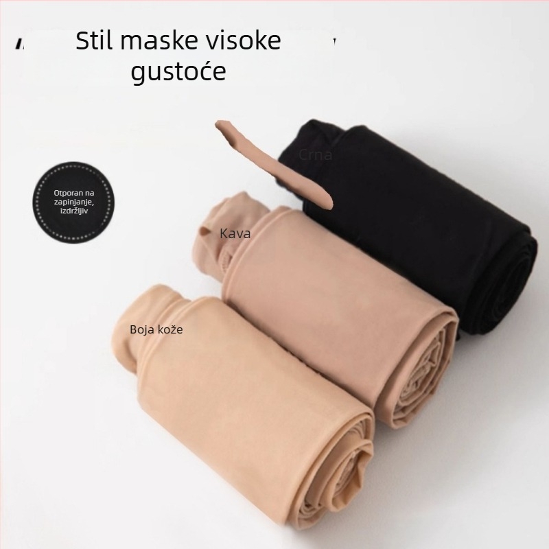 Ženske hulahopke za ljeto s motivom ananasa, tanke, nude boje, UV zaštita, otporne na zapetljavanje, neklizajuće, oblikovanje nogu