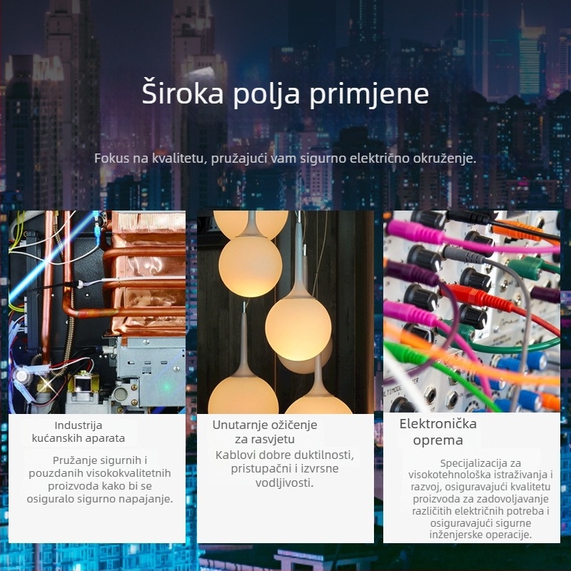 Vodič s vanjskim FEP omotačem i FEP izolacijom, otporan na 600V, AFF4×0,2 mm