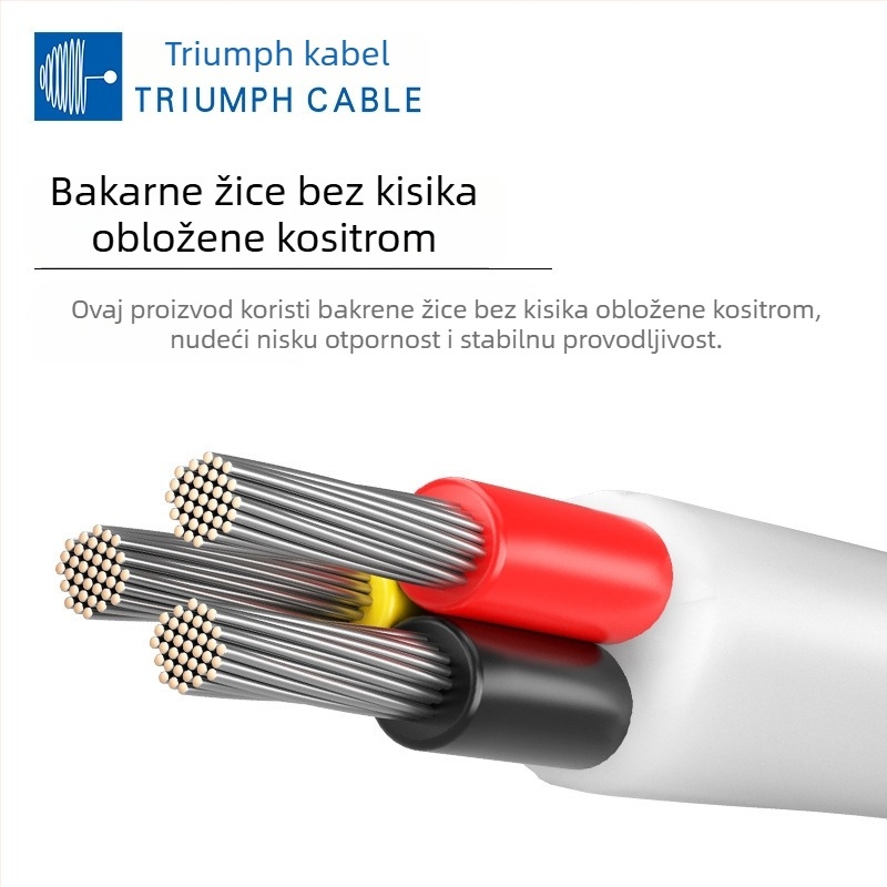 Vodič s vanjskim FEP omotačem i FEP izolacijom, otporan na 600V, AFF4×0,2 mm