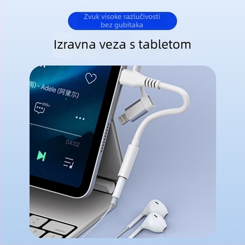 2-u-1 USB-C na 3,5 mm audio adapter za Apple uređaje, za pozive i slušanje glazbe
