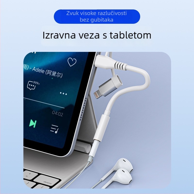 2-u-1 USB-C na 3,5 mm audio adapter za Apple uređaje, za pozive i slušanje glazbe