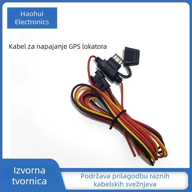 GPS tracker napajanje produžni kabel SM4, 4-žilni, za vozila