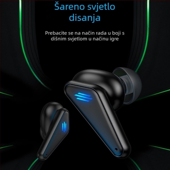 K55 bežične gaming slušalice s niskom latencijom, Bluetooth, dugi vijek baterije, aktivno poništavanje šuma, in-ear dizajn