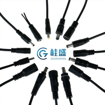 USB kabel od čistog bakra za LED trakicu, DC5521 priključak, USB muški konektor, crno-bijeli, jednokatni kabel