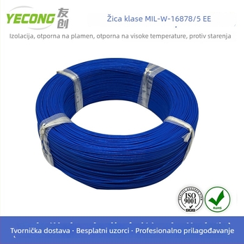 MIL-W-16878/5 EE PTFE visoko temperaturna električna žica, 1 jezgra, 16 AWG, 600V