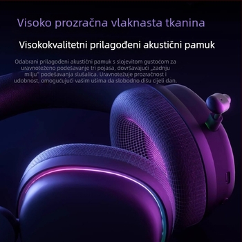 Wolf Spider G7Pro bežične slušalice s Bluetoothom, tri načina redukcije šuma, visokokvalitetan zvuk i mikrofon, niska latencija za igranje