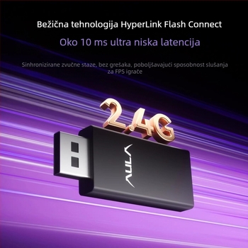 Wolf Spider G7Pro bežične slušalice s Bluetoothom, tri načina redukcije šuma, visokokvalitetan zvuk i mikrofon, niska latencija za igranje