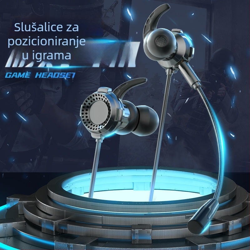 XG-120 Woze žičane gaming slušalice s inline kontrolom, in-ear, 3,5 mm, kompatibilne s Androidom i računalom
