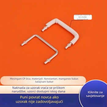 Nacionalni standard teflonski jumper kabel s izolacijom 0.6×4×25×4, bakreno pocinani vodič i prozirna teflonska cijev