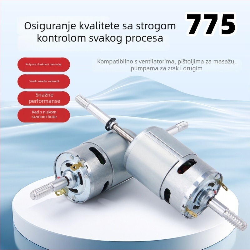 775 četkasti DC motor za fascia gun i male kućanske uređaje