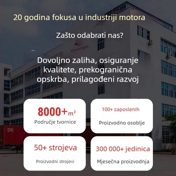 42-koracijski samouzamacajući DC reduktor motor s mikro regulacijom brzine, 5840 turbinski vretenasti prijenos s elektromagnetnom kočnicom, visok moment