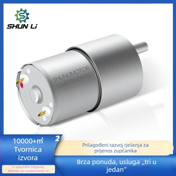 Precizan motor s prijenosnikom, 37 mm 3530, 12 V, 130 RPM