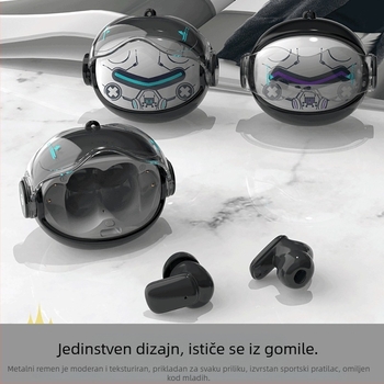 Gaming Bluetooth slušalice, poluin-ear dizajn, RGB pulsirajuće svjetlo, 360° zvuk, niska latencija za Esports, gestnim dodirom, stereo, vodootporne, trajanje baterije 4–8 sati